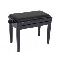 Kinsman KPB03BKPE Polished Gloss Black Adjustable Height Piano Stool Kinsman KPB03BKPE Polished Gloss Black Adjustable Height Piano Stool
